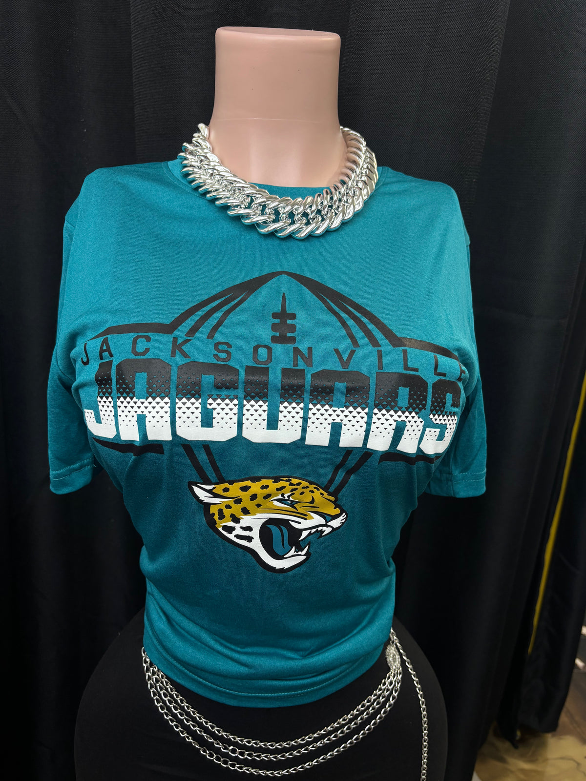 “Let’s Go Jags” Turquoise Jersey