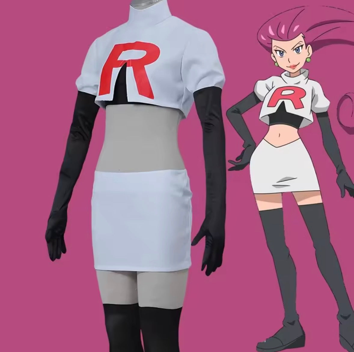 “Jessie” 4 Piece Set Cosplay Costume