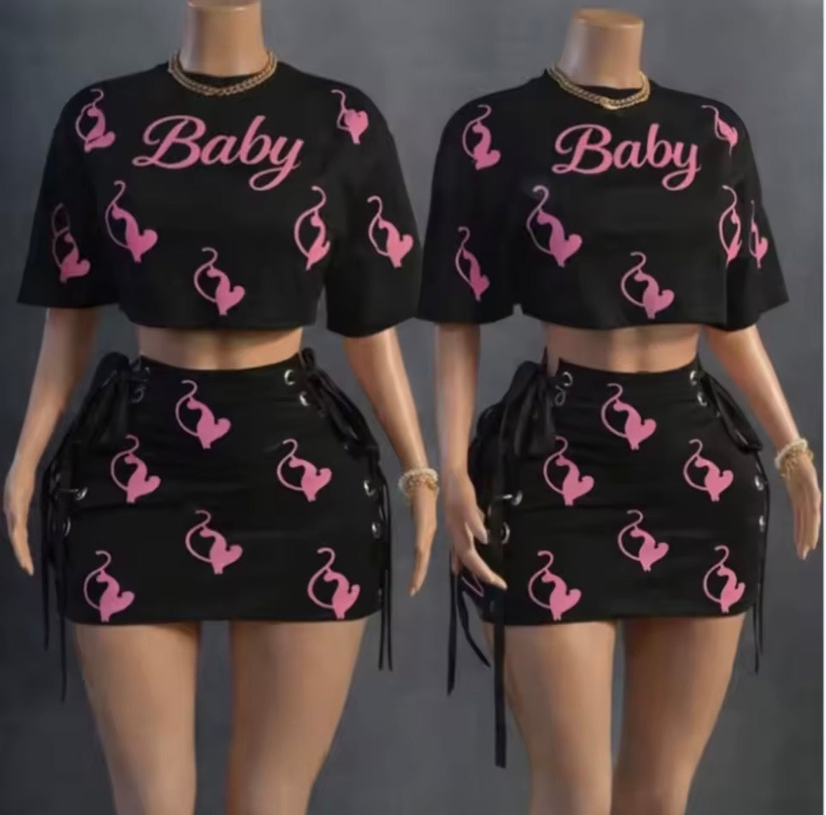 “Baby Boo” White 2 Piece Set