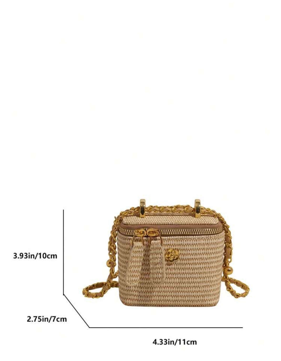 “Times Square” Nude Mini Handbag