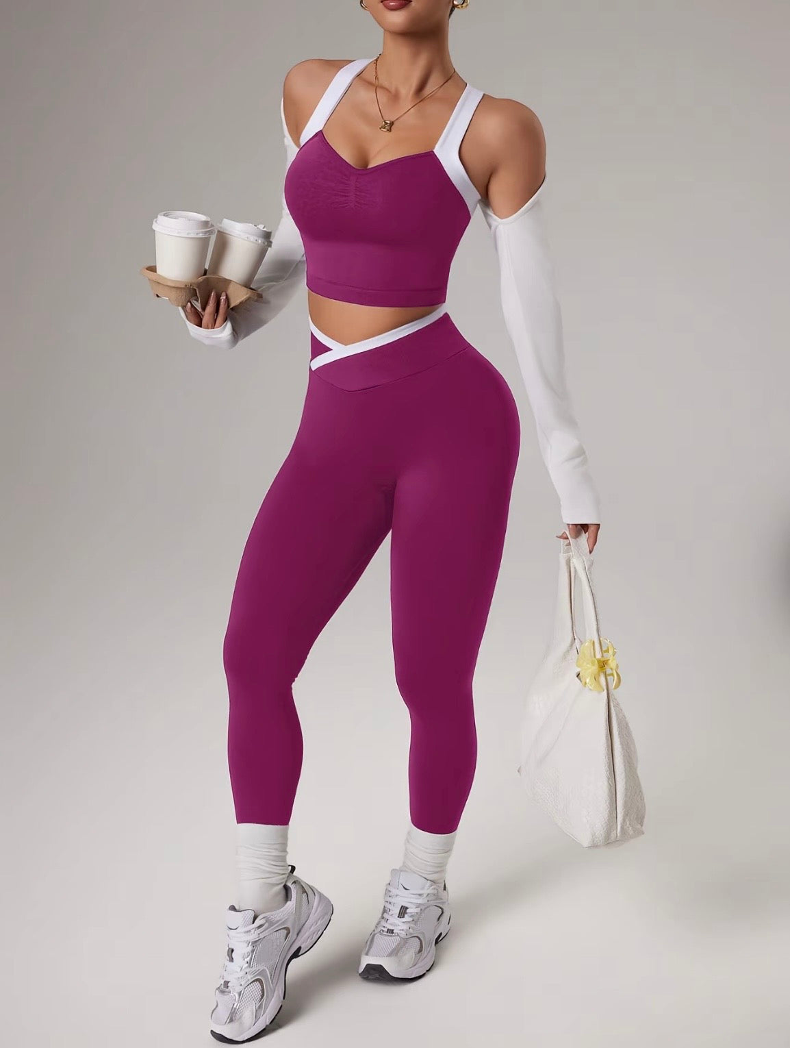 “Alice Active” Brown 2 Piece Set