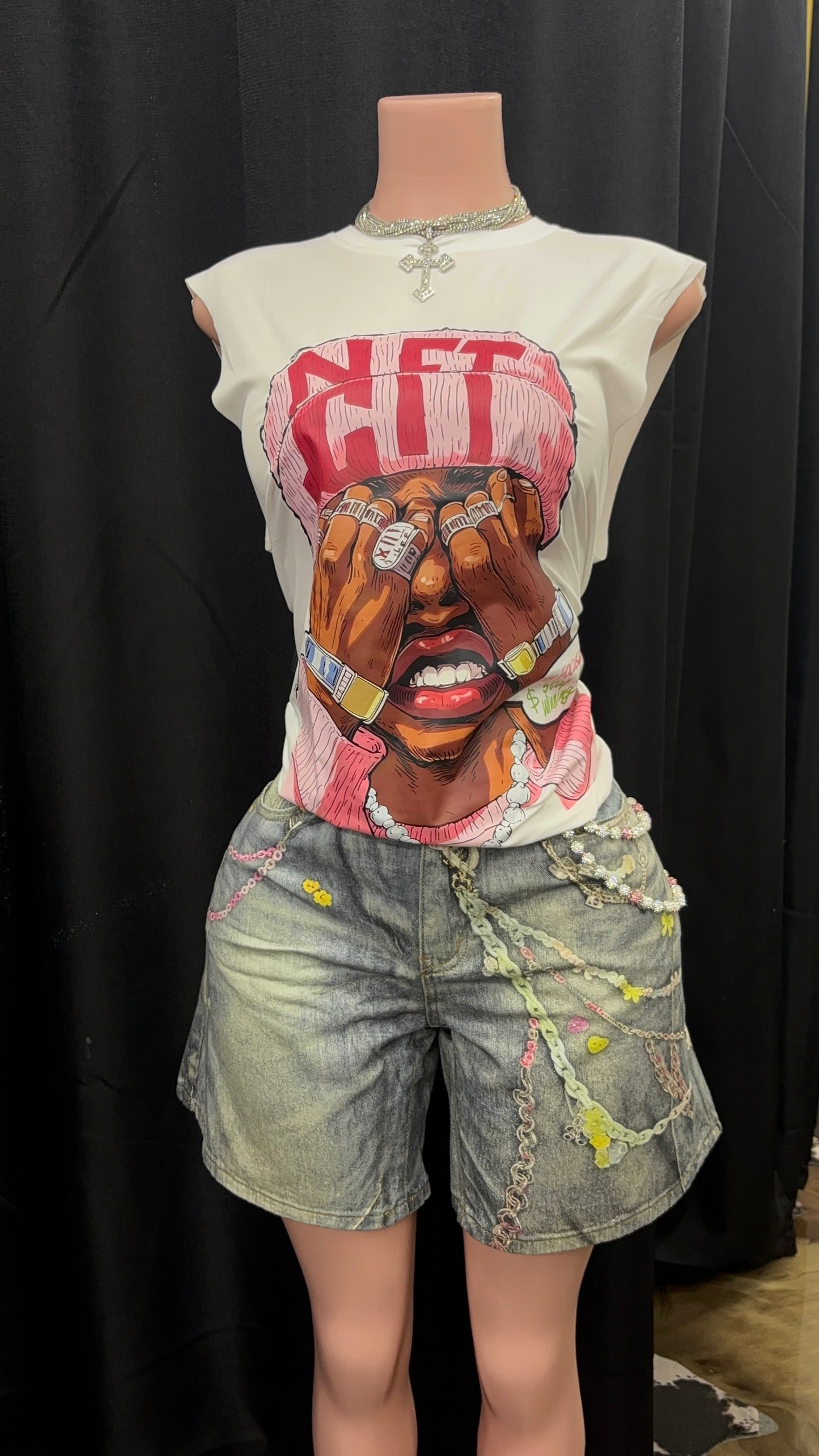 “Net” White Top