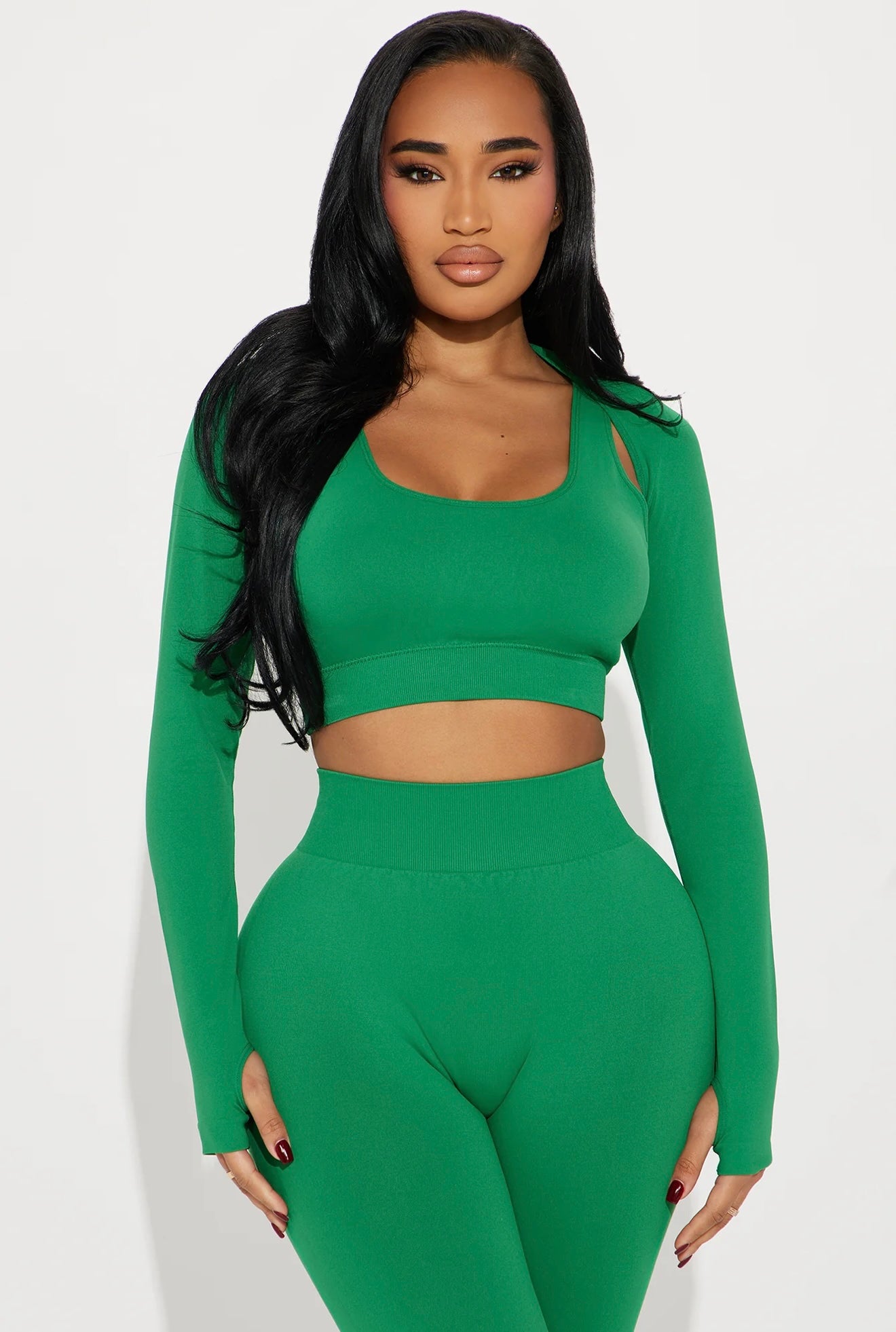 “Gym Babe” Green 3 Piece Set