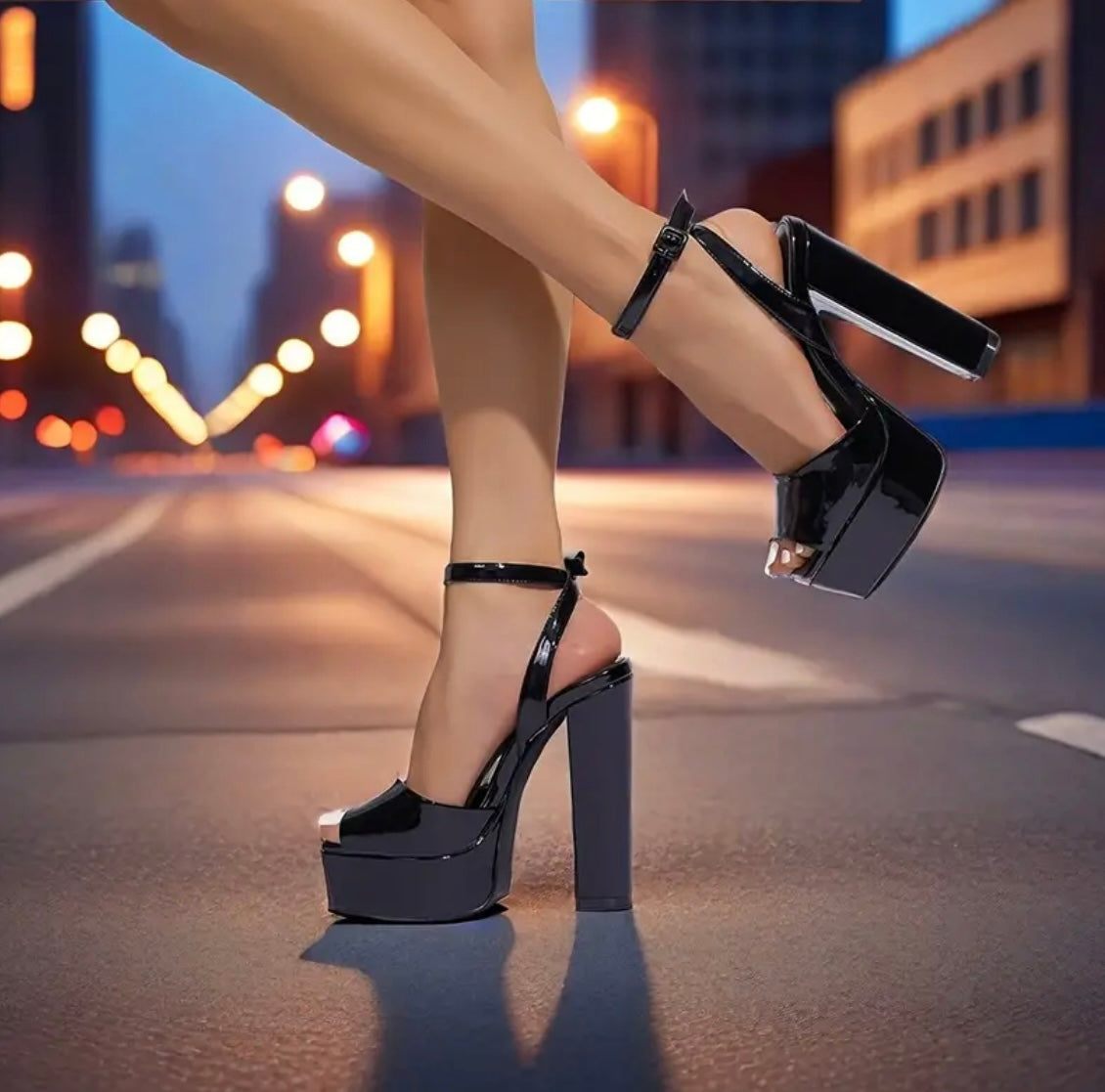 “Yandy” Black Heel