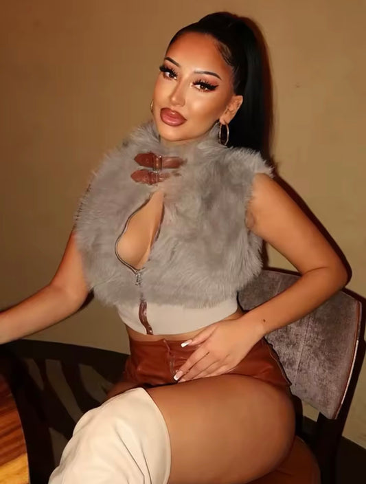 “Velour Furr” Vest