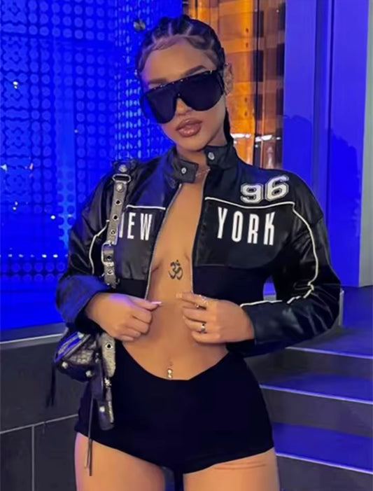 “New York” Black Jacket