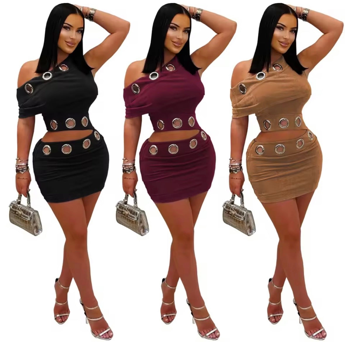 “Trophy” Brown 2 Piece Set