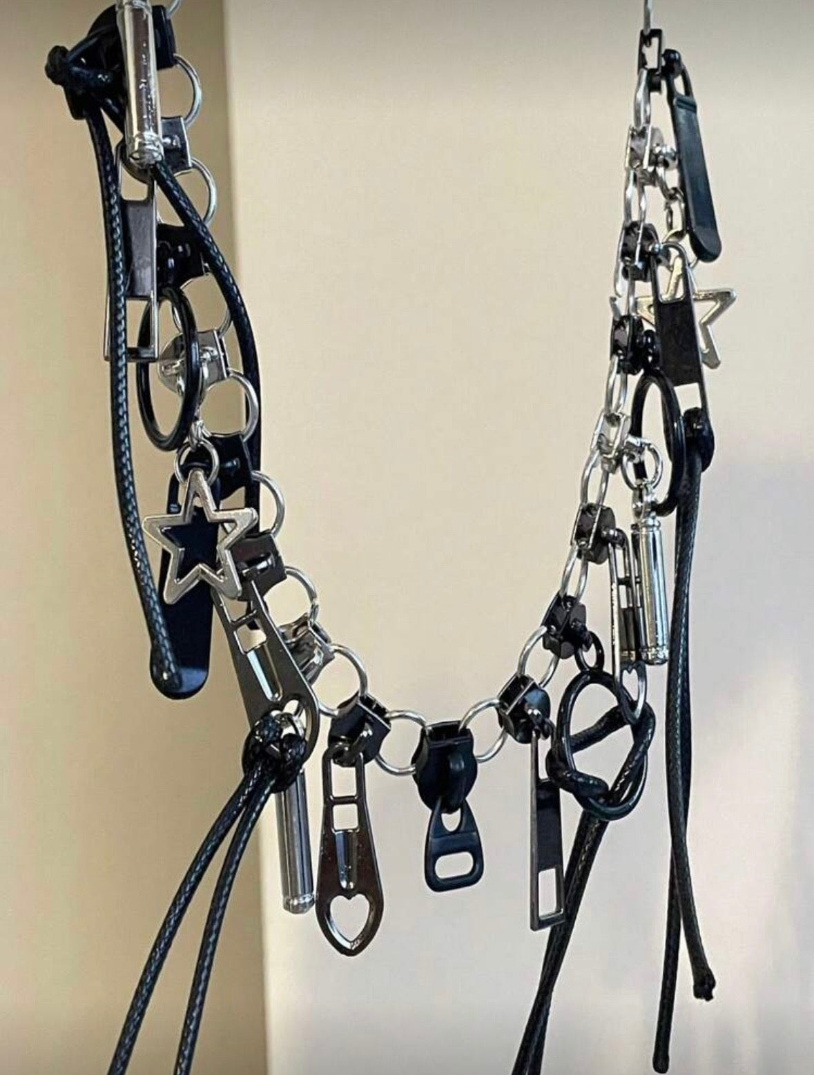 “Zip Up” Silver Necklace