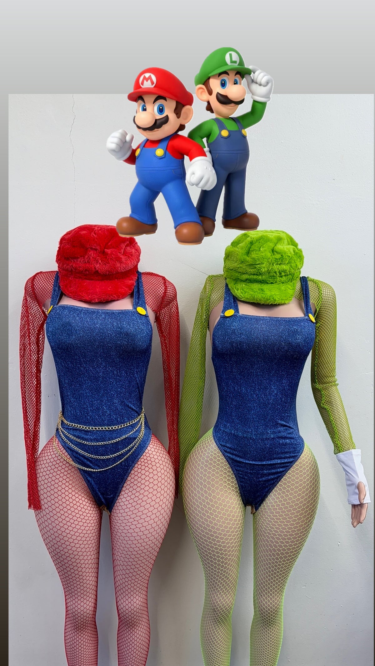 “Mario” Red 4 Piece Costume Set