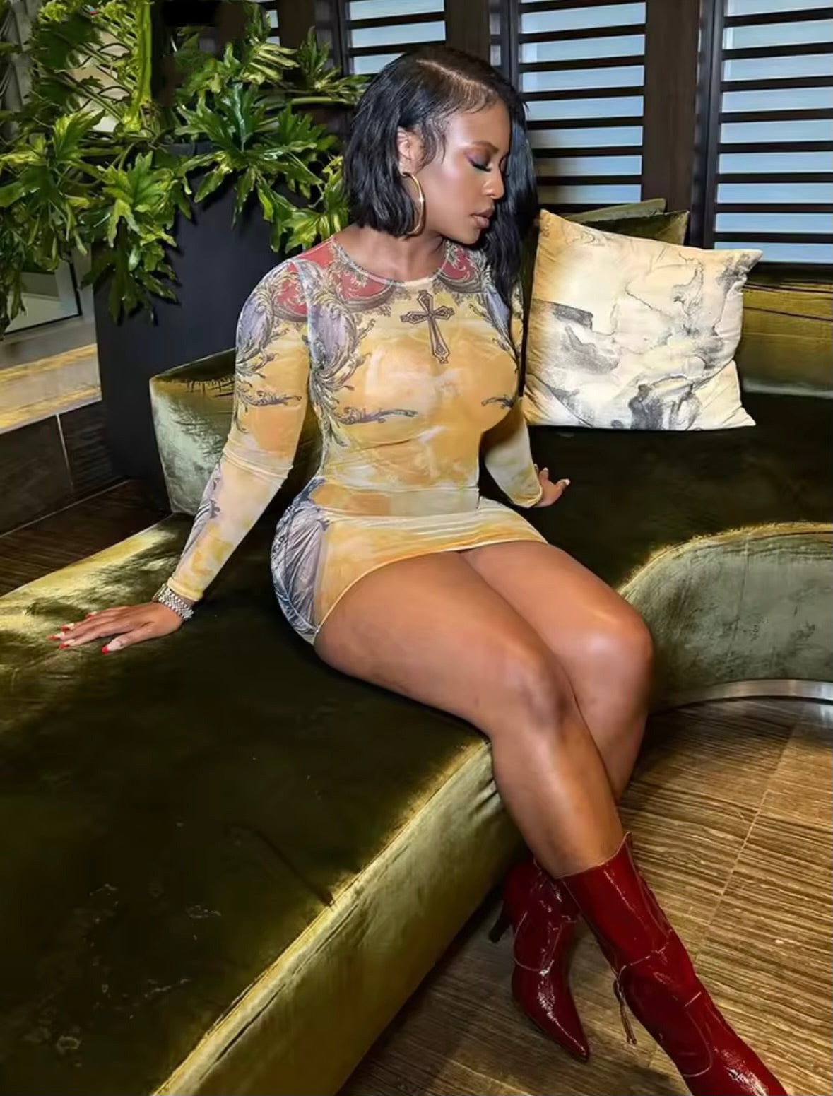 “Lailani” Mesh Dress