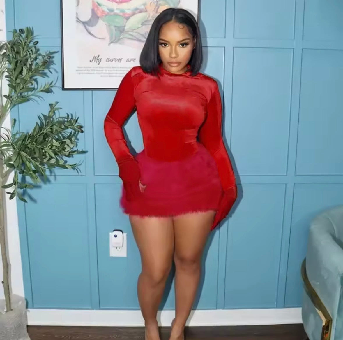 “Lady Luck” Black 2 Piece Set