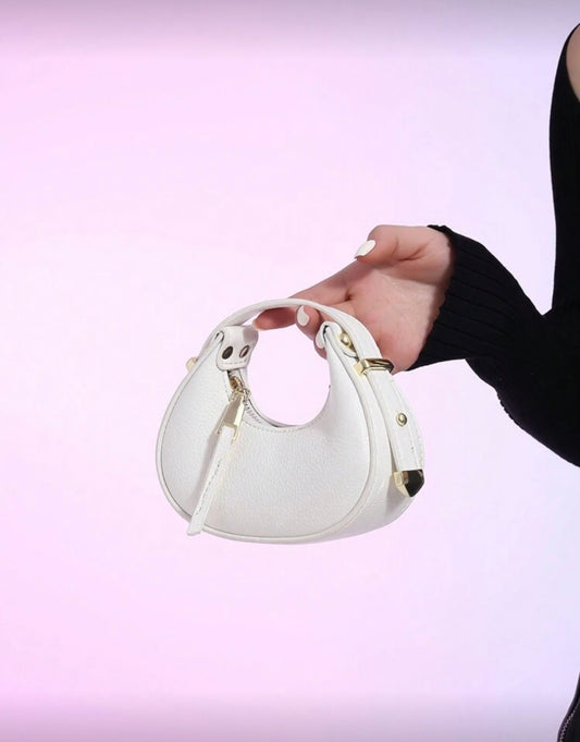 “Maki” White Handbag
