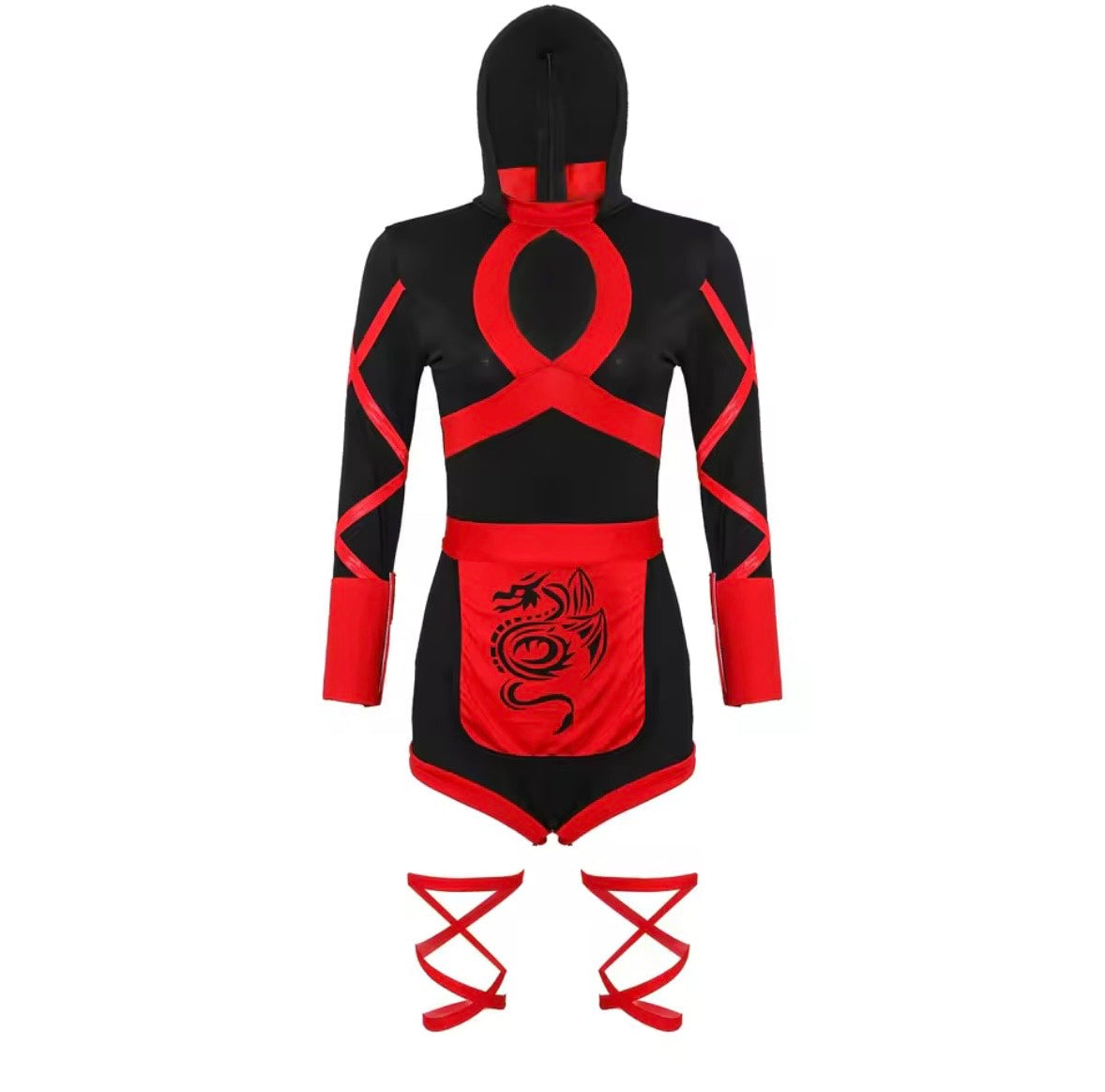 “Night Fight” Blue Romper 2 Piece Costume Set