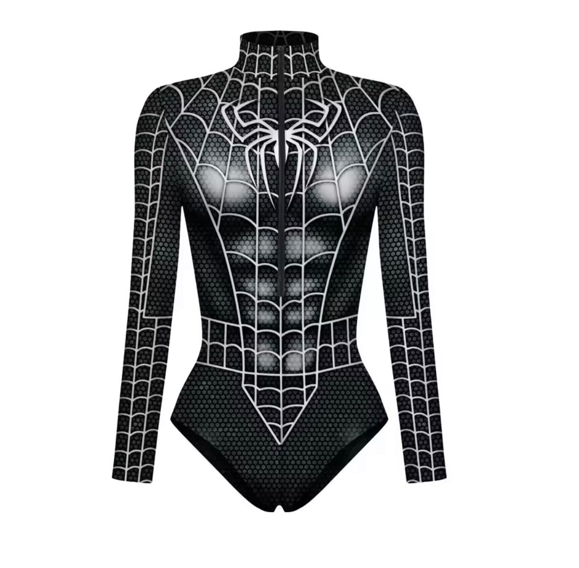 “Spider Man” Black Romper Costume