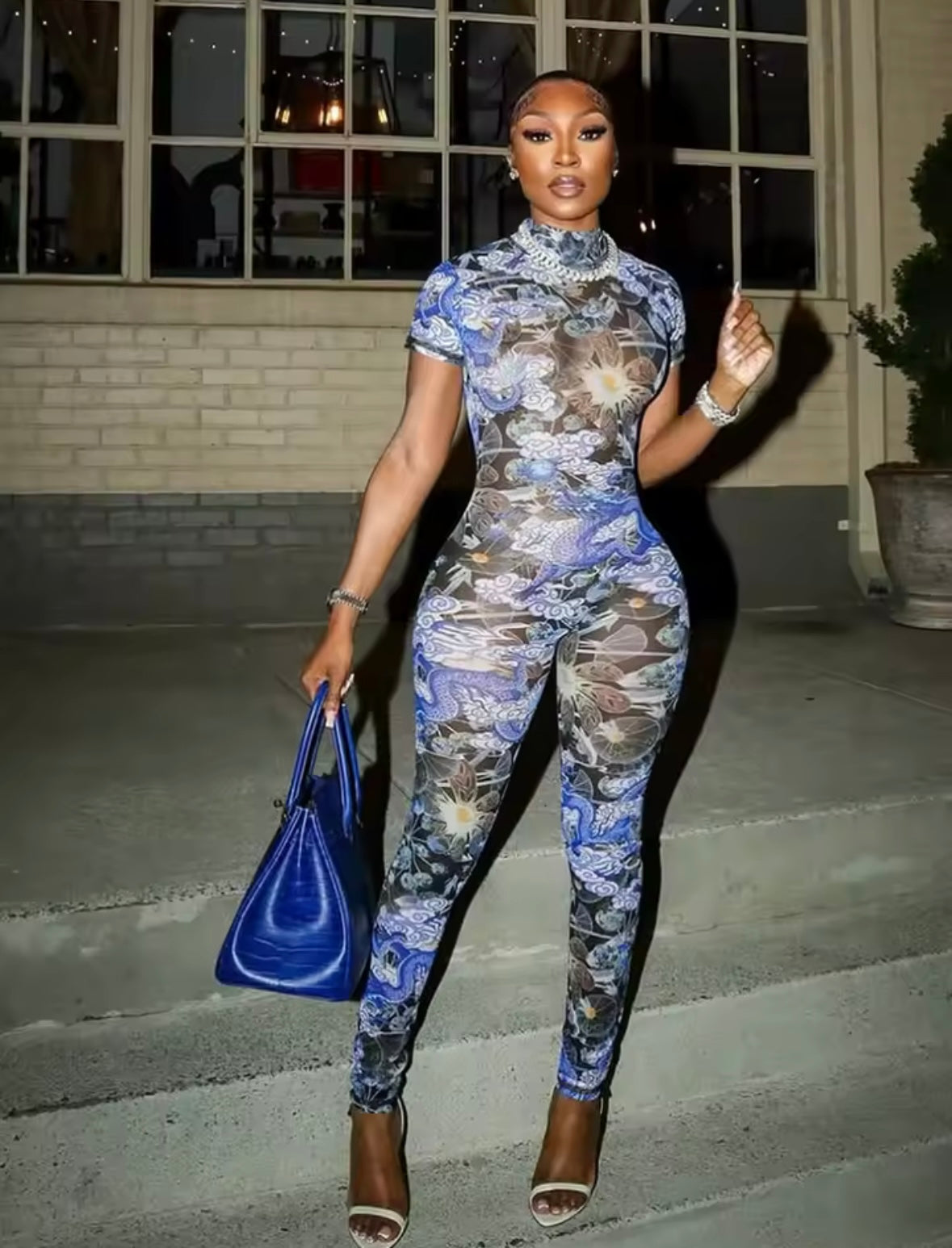 “Blue Orchid” Jumpsuit