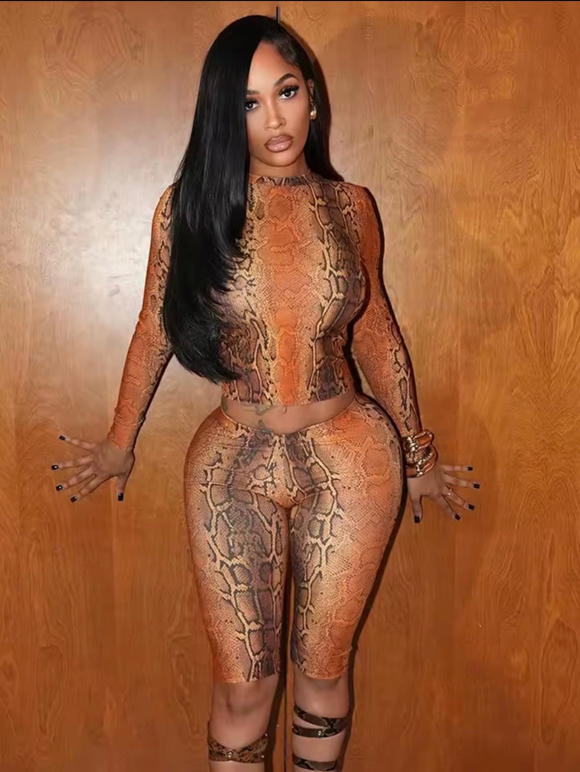 “Python” Orange 2 Piece Set