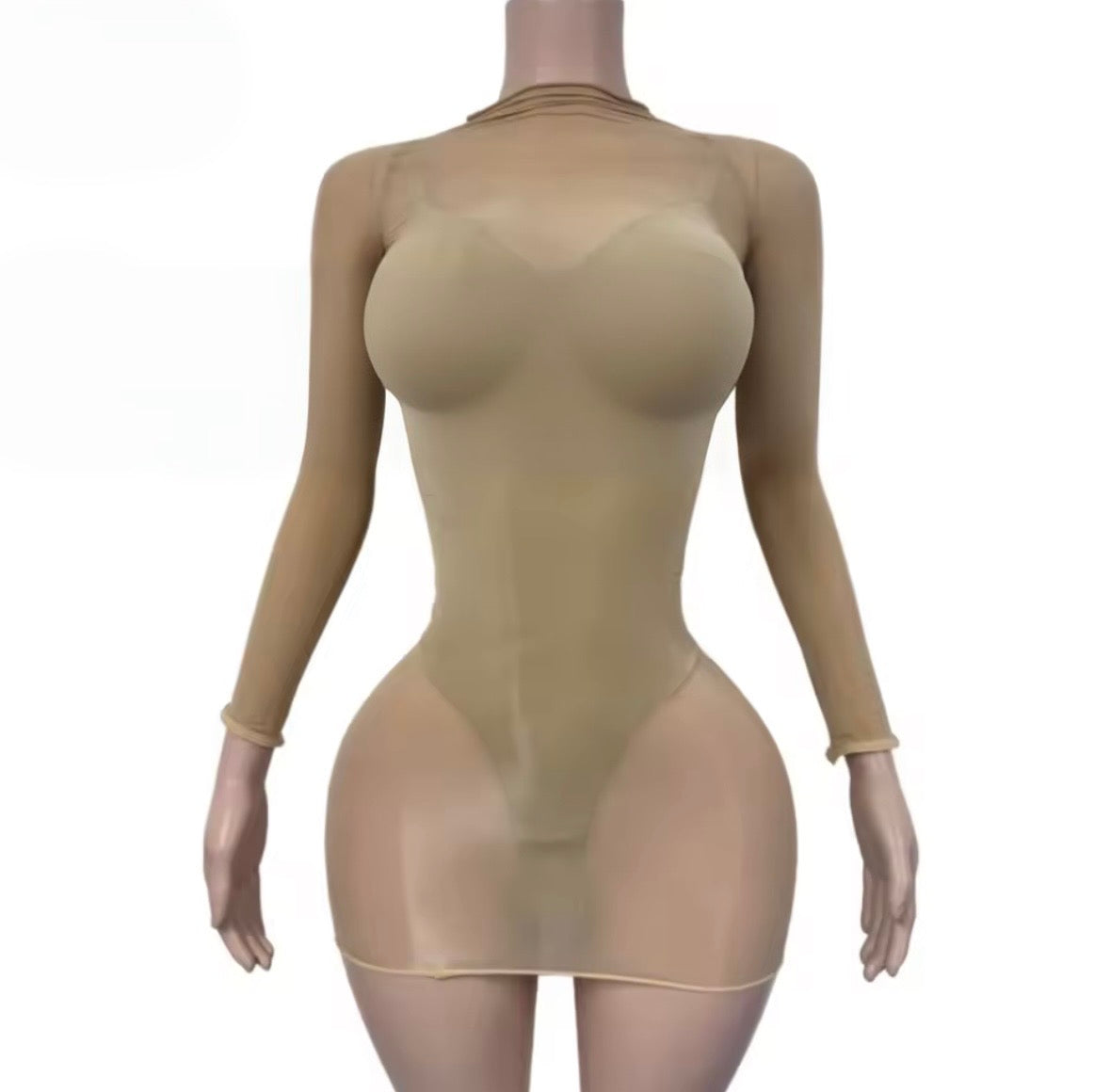 “Tenderism” Nude Dress