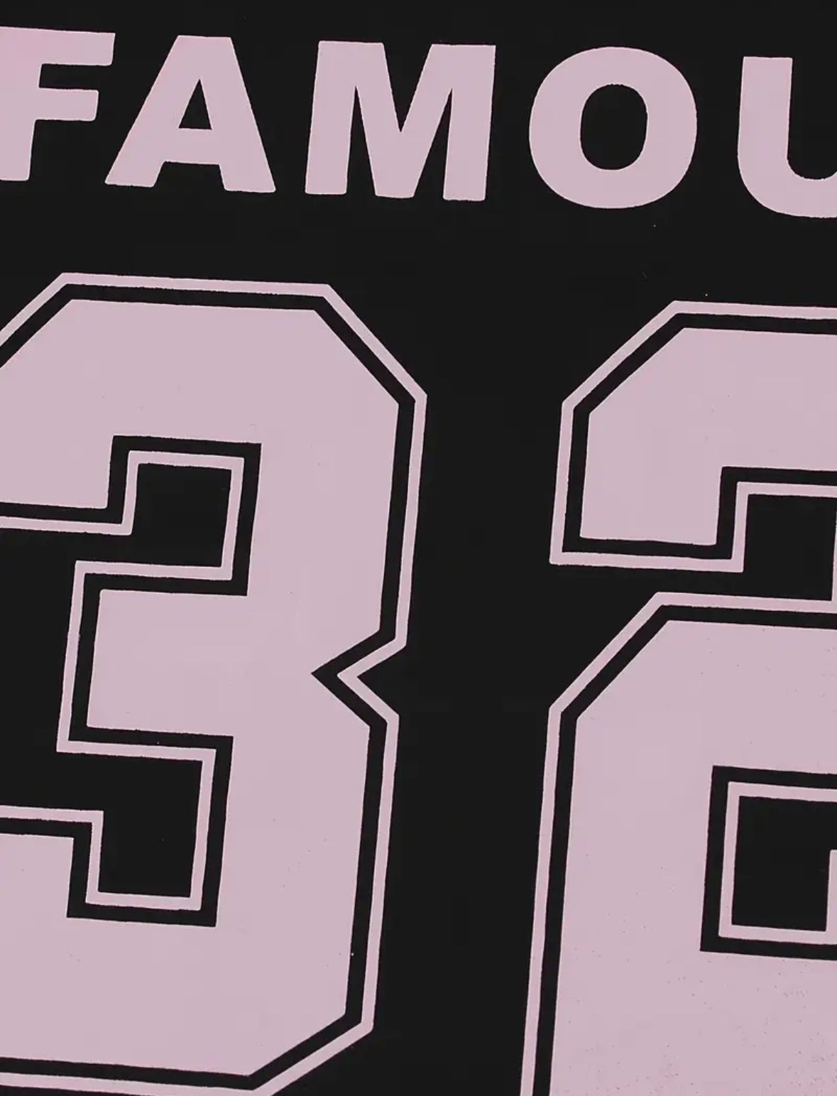 “Famous” Black 2 Piece Set