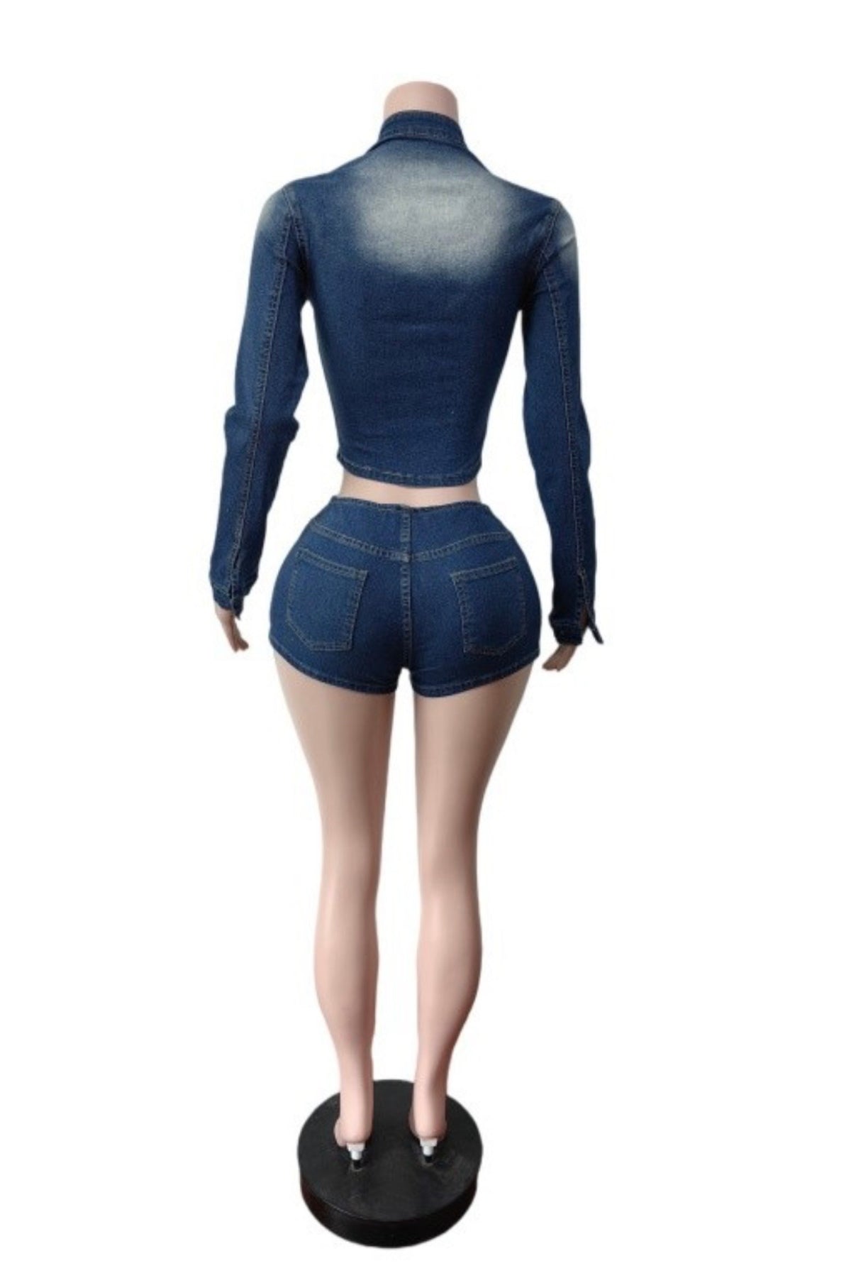 “Denim Reels” Blue Jean 2 Piece Set