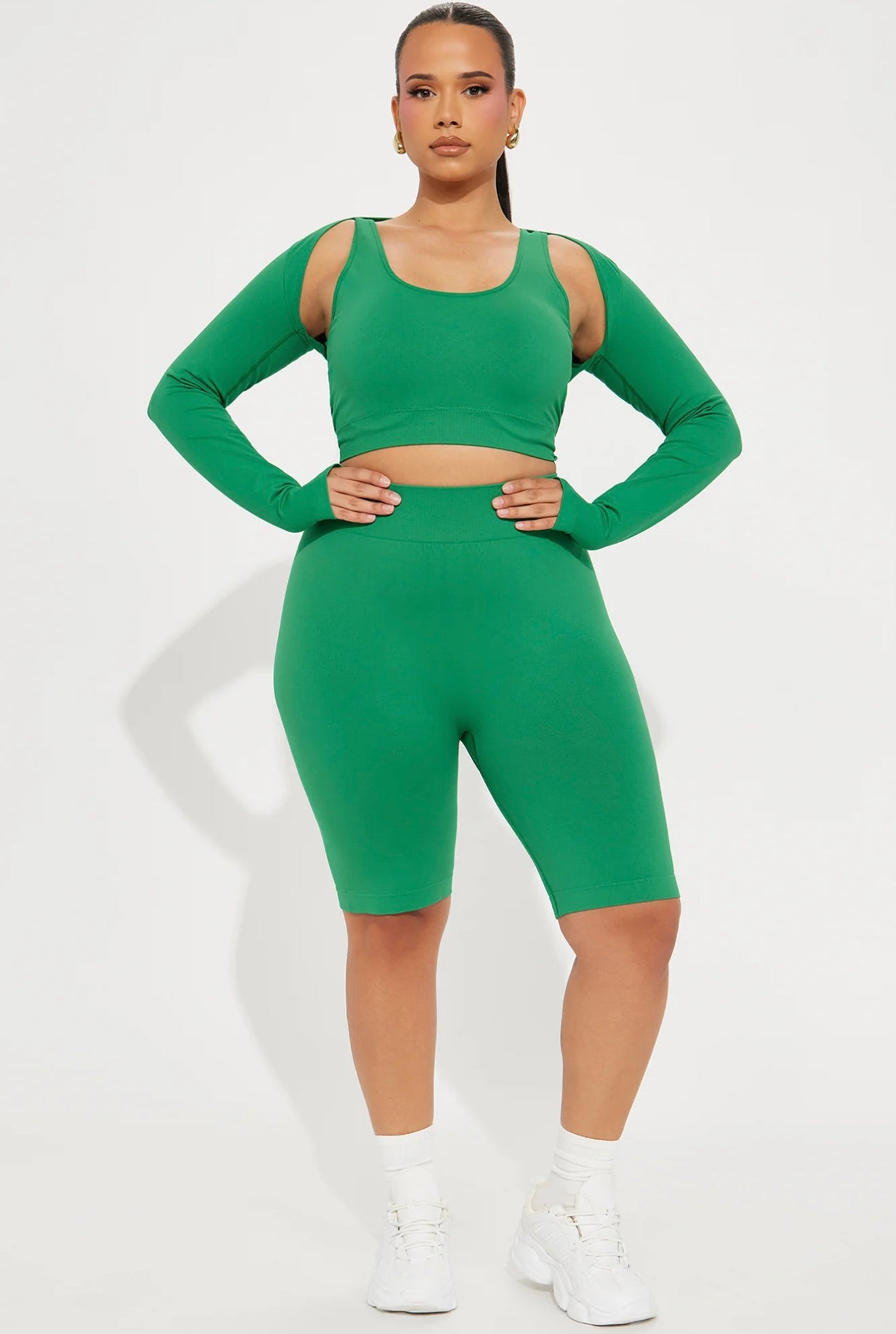 “Gym Babe” Green 3 Piece Set