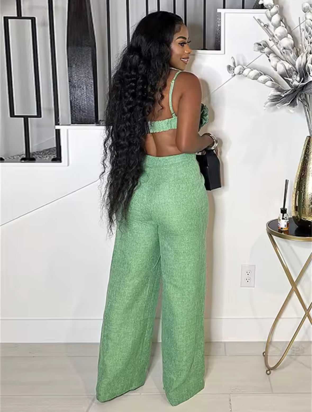 “Peda” Green 2 Piece Set