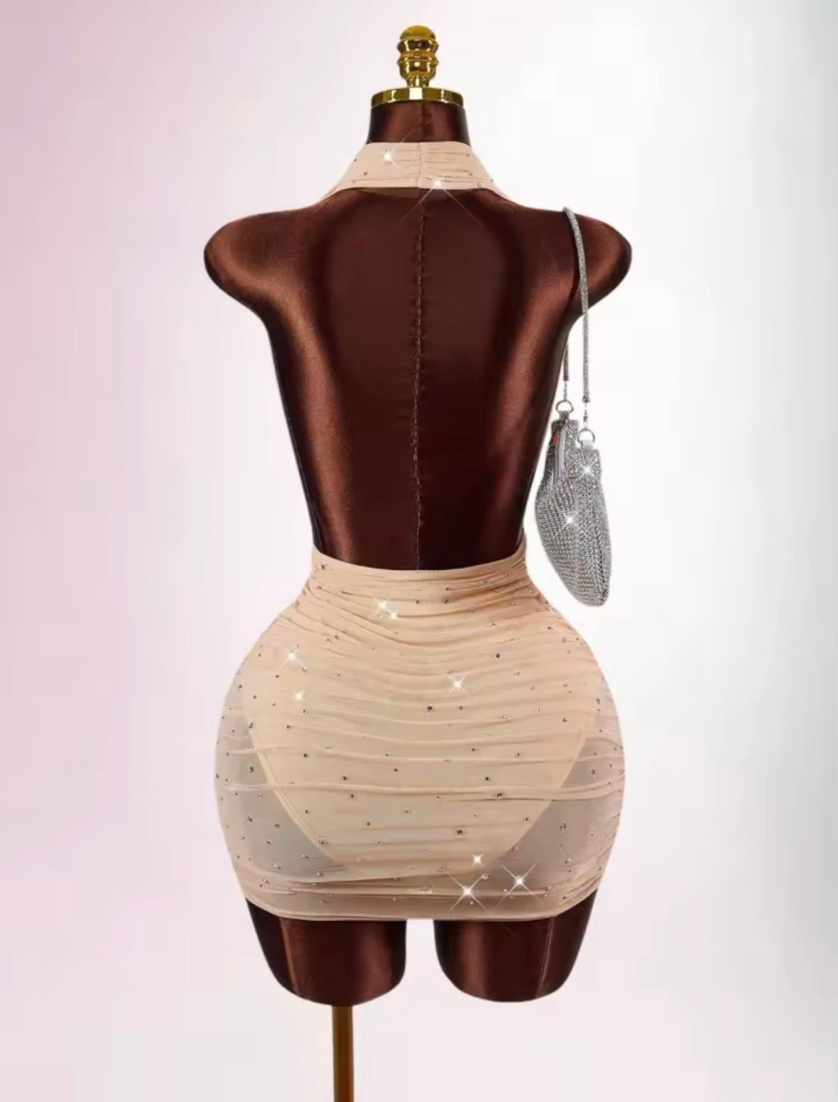 “Rich Taste” Nude Dress