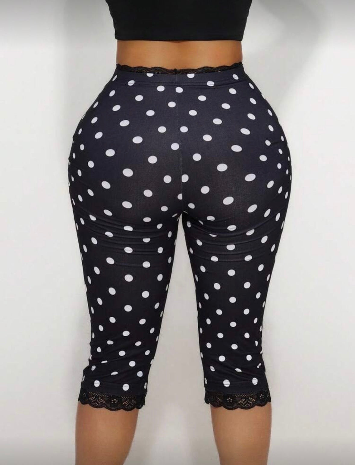 “Polka Dot” White Shorts
