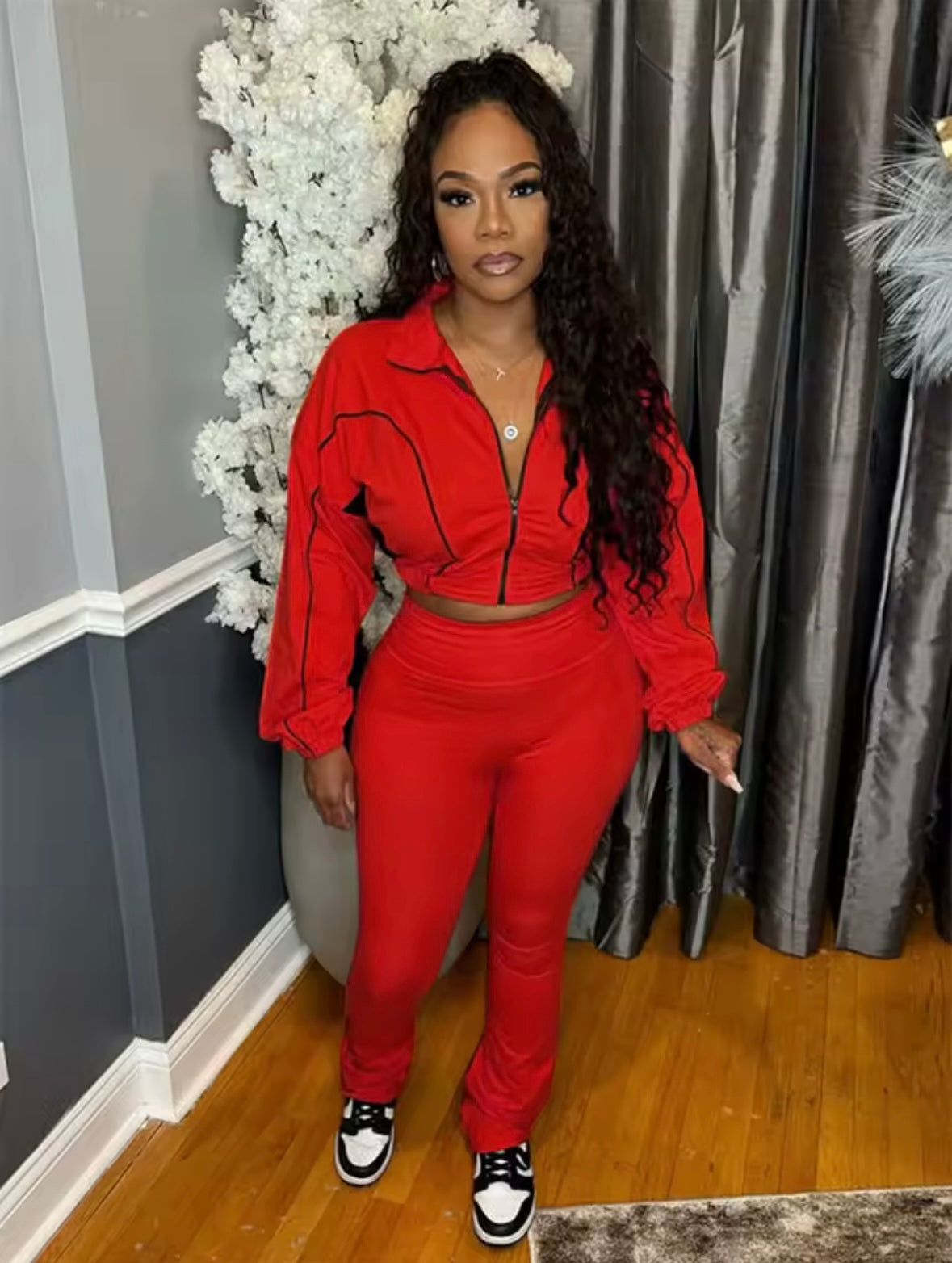 “Traction” Red 2 Piece Set