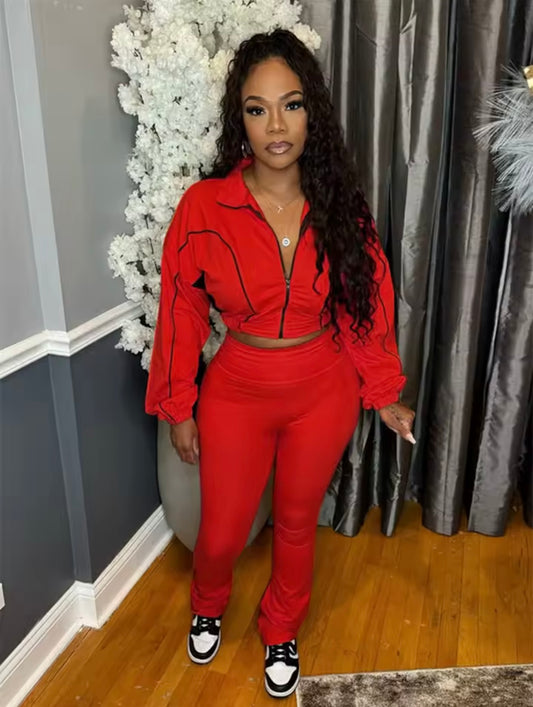 “Traction” Red 2 Piece Set