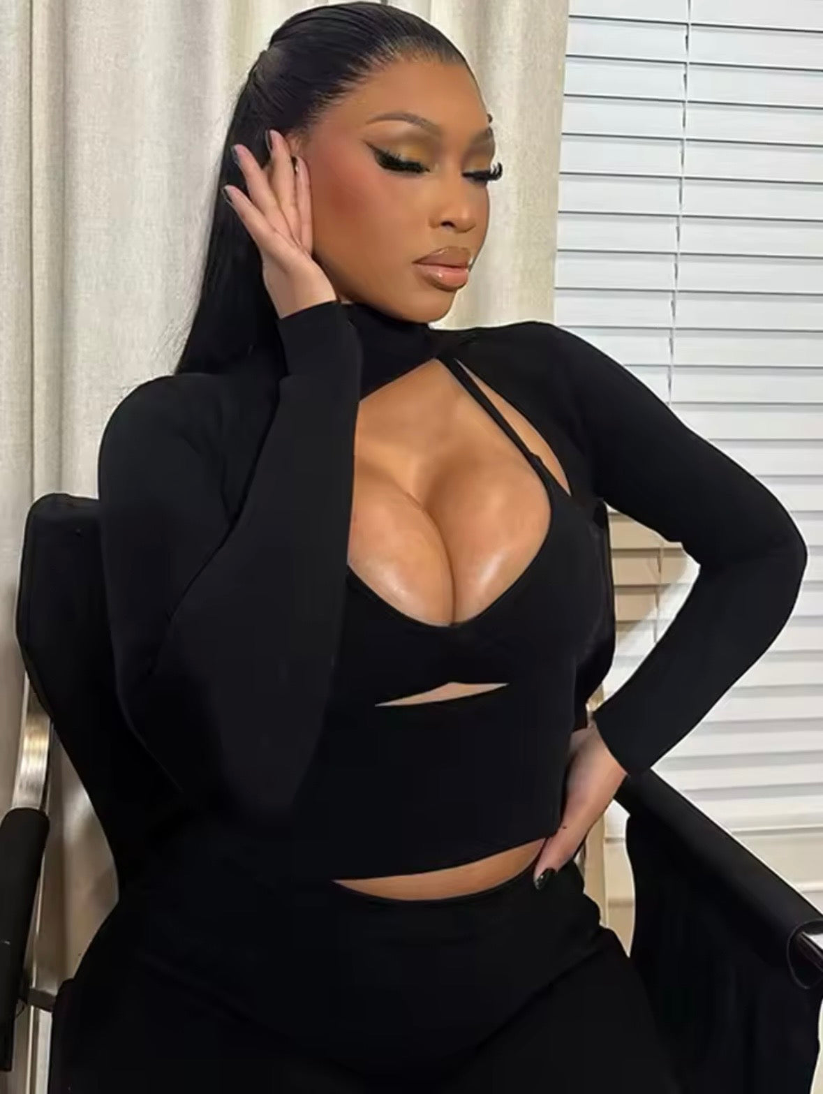 “Track Me” Black 3 Piece Set