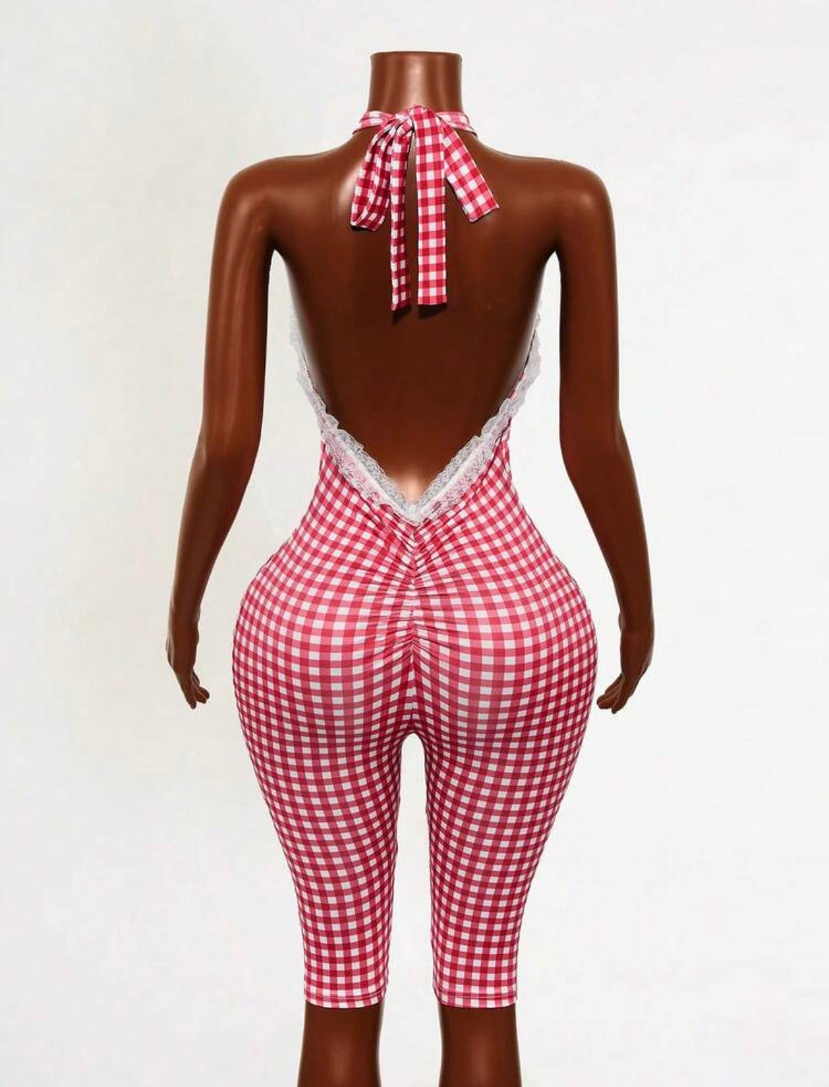 “Top Of The Line” Red Romper