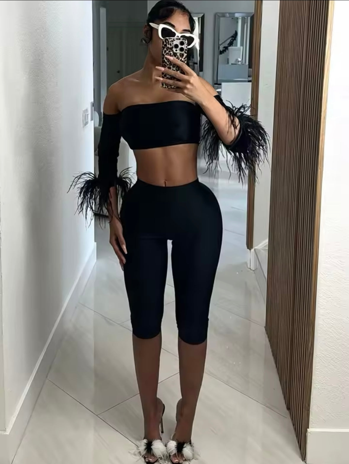 “Mines” Black 2 Piece Set