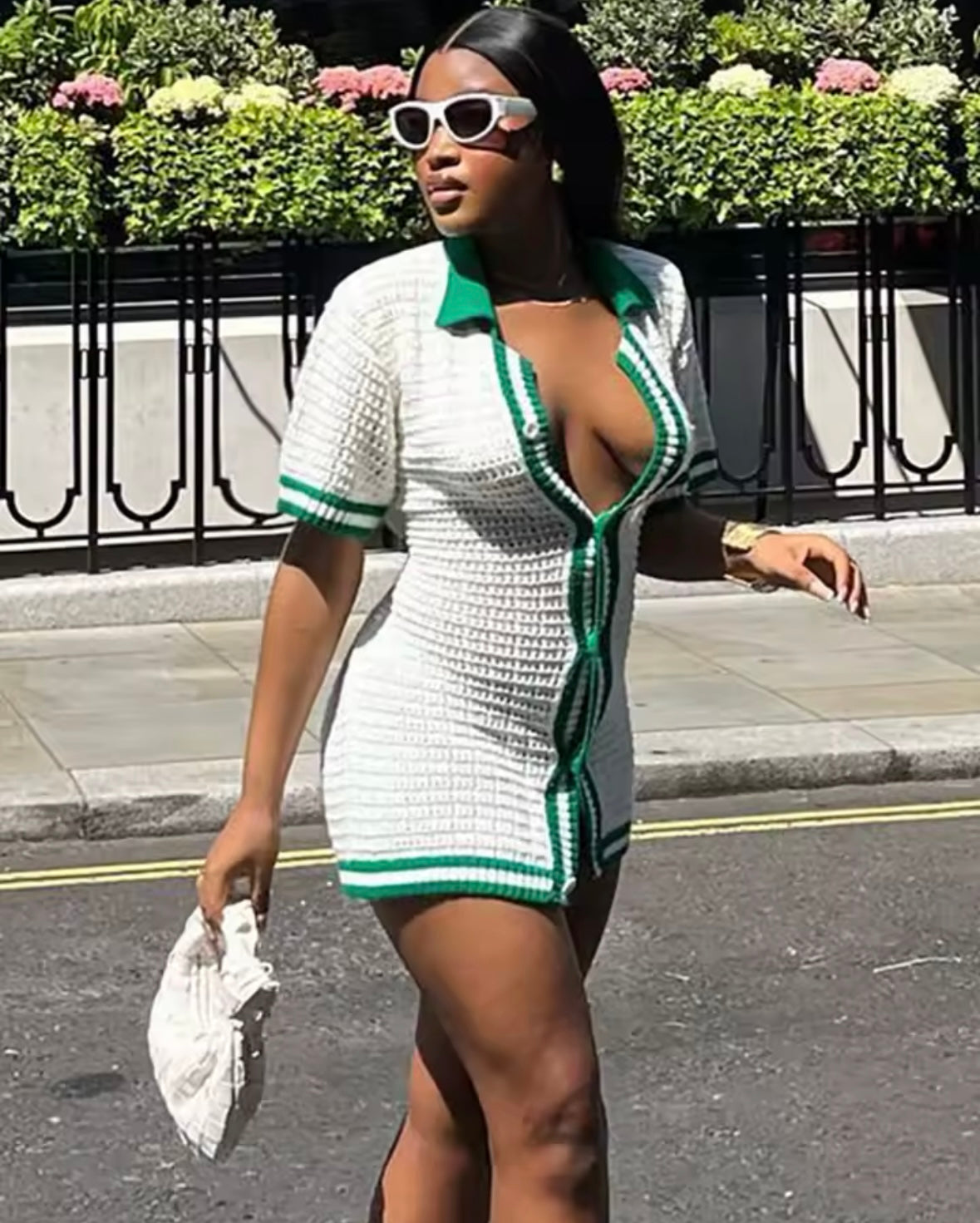 “Sophie” Green Dress