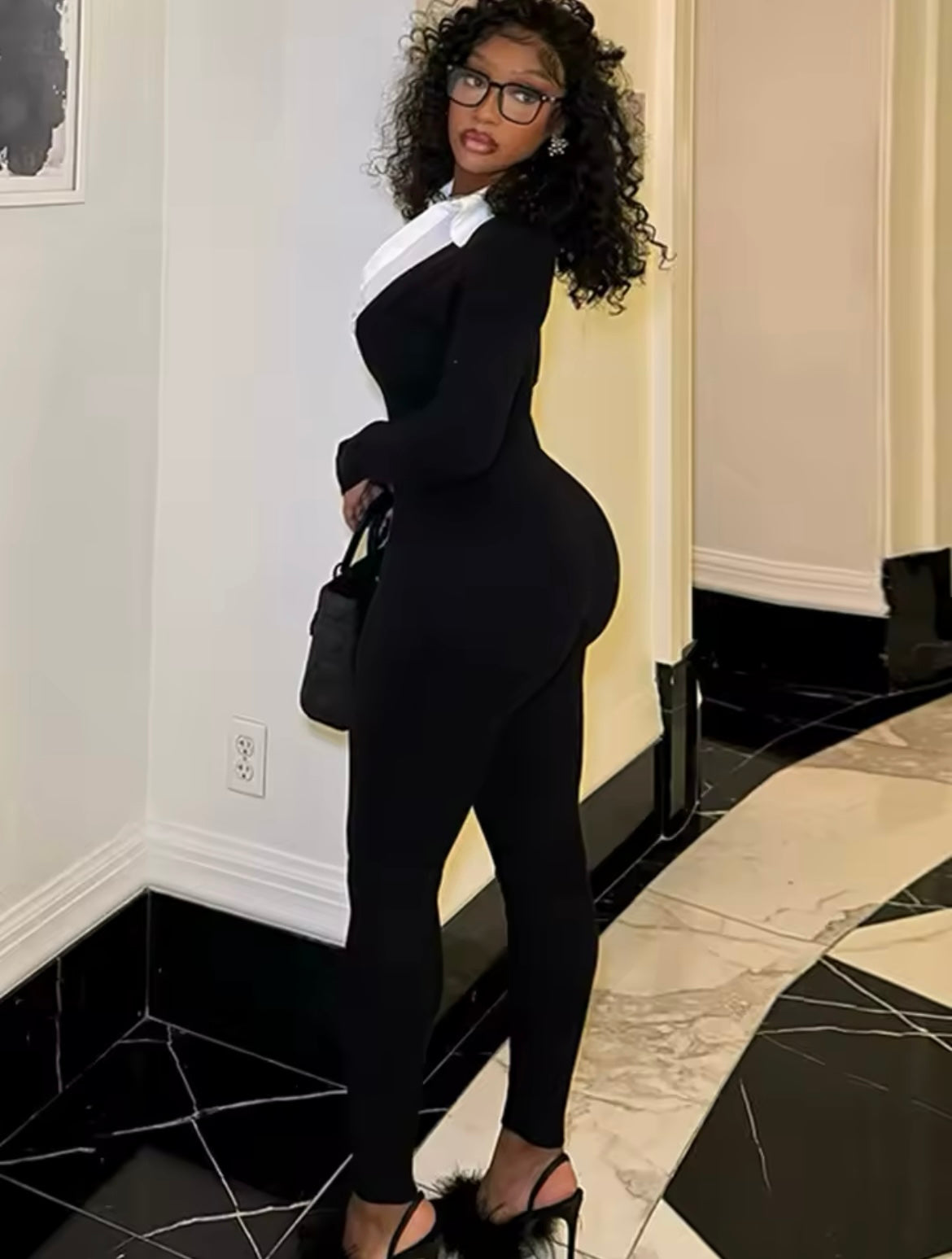 “Tamia” Black Jumpsuit