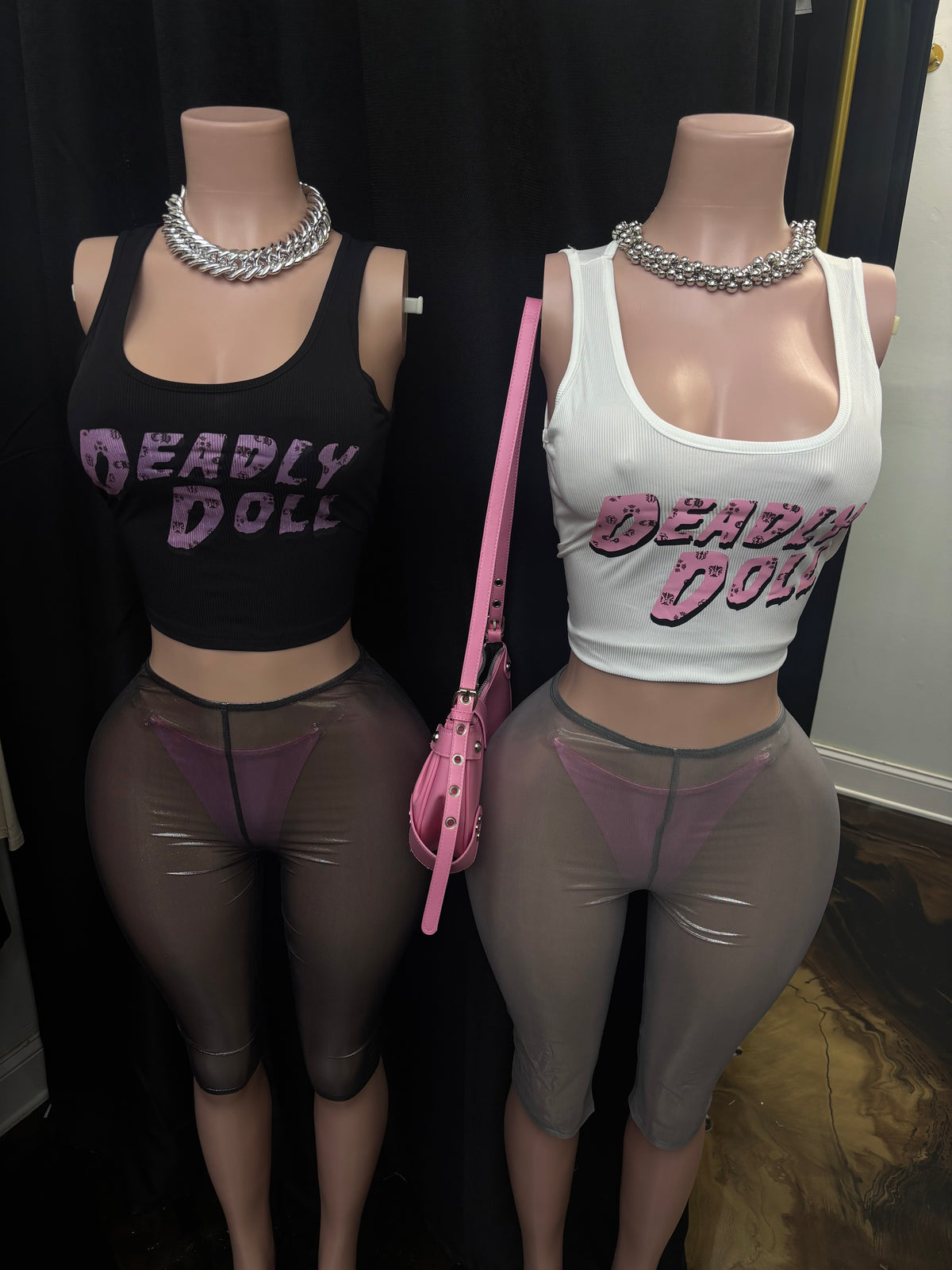 “Deadly Doll” Black 2 Piece Set