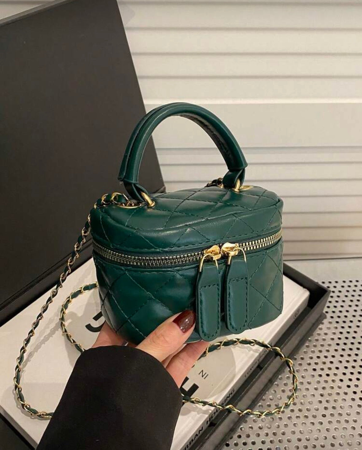 “Times Square” Orange Handbag