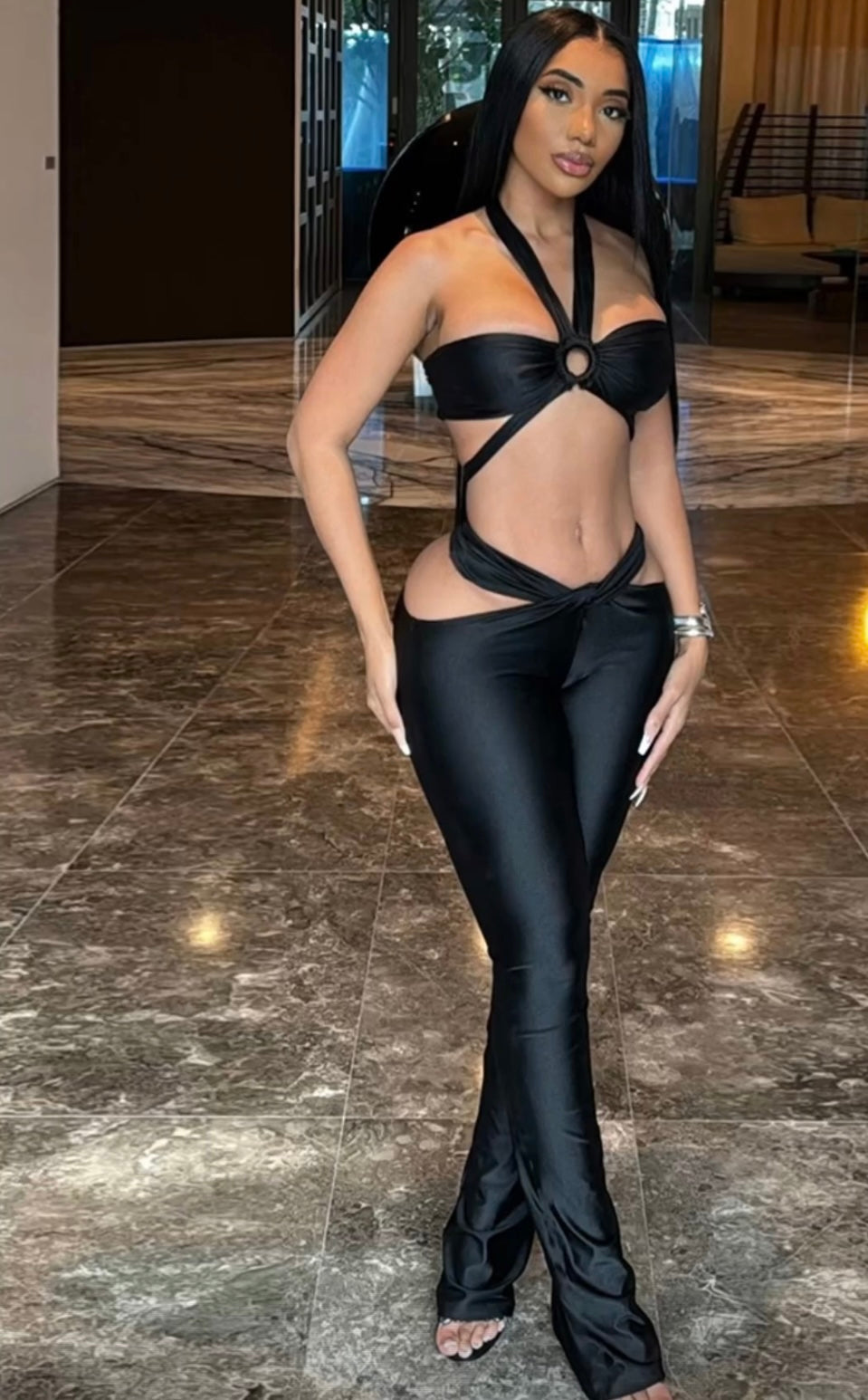 “Nice Taste” Black 2 Piece Set