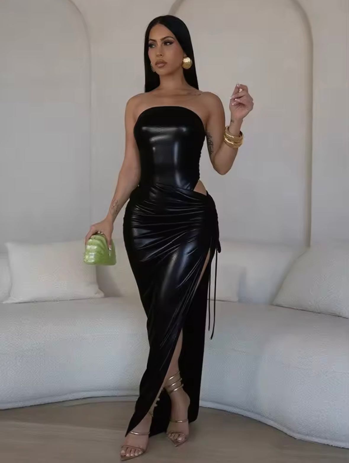 “Liquid Appeal” Black 2 Piece Set
