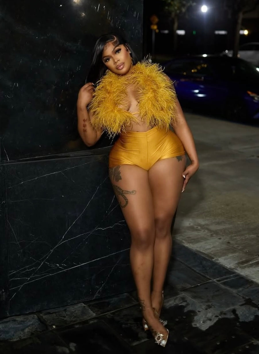“Sacred Furr” Black 2 Piece Set