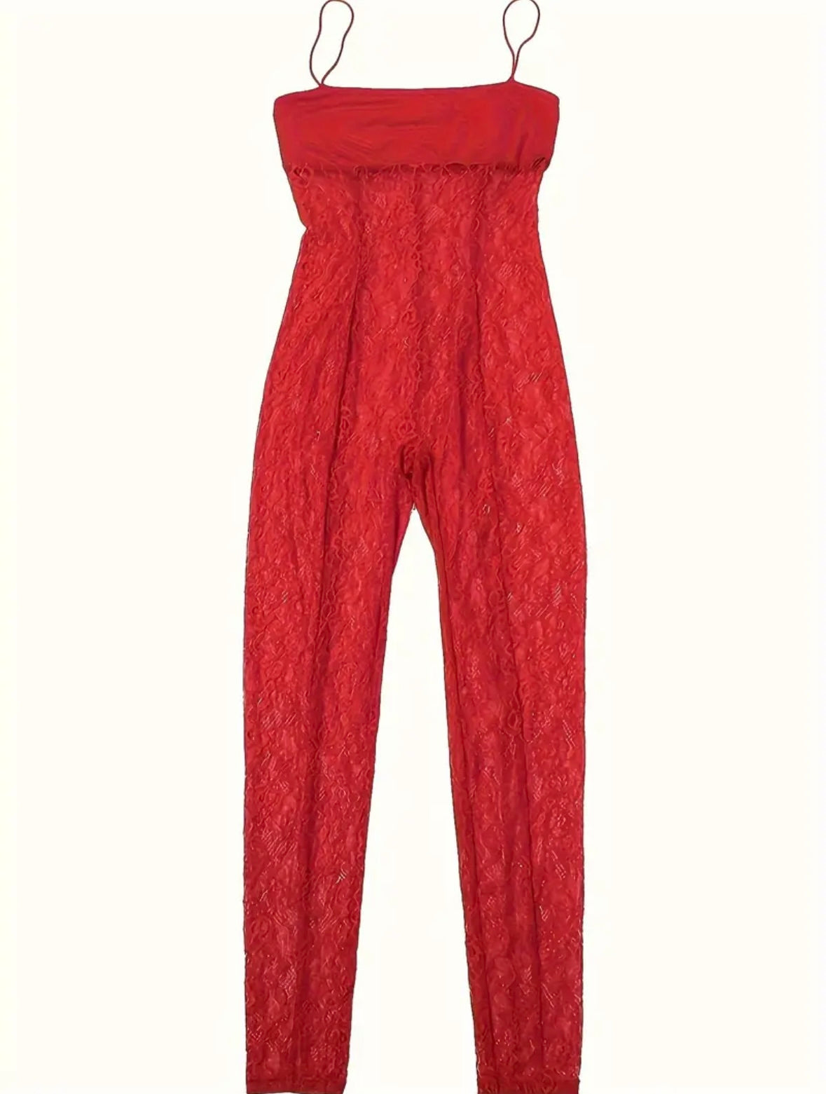 “Jalapeno” Red Jumpsuit