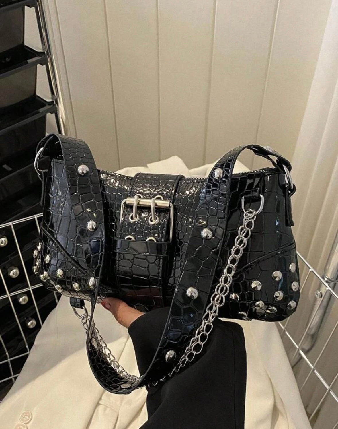 “Elliot” Black Handbag