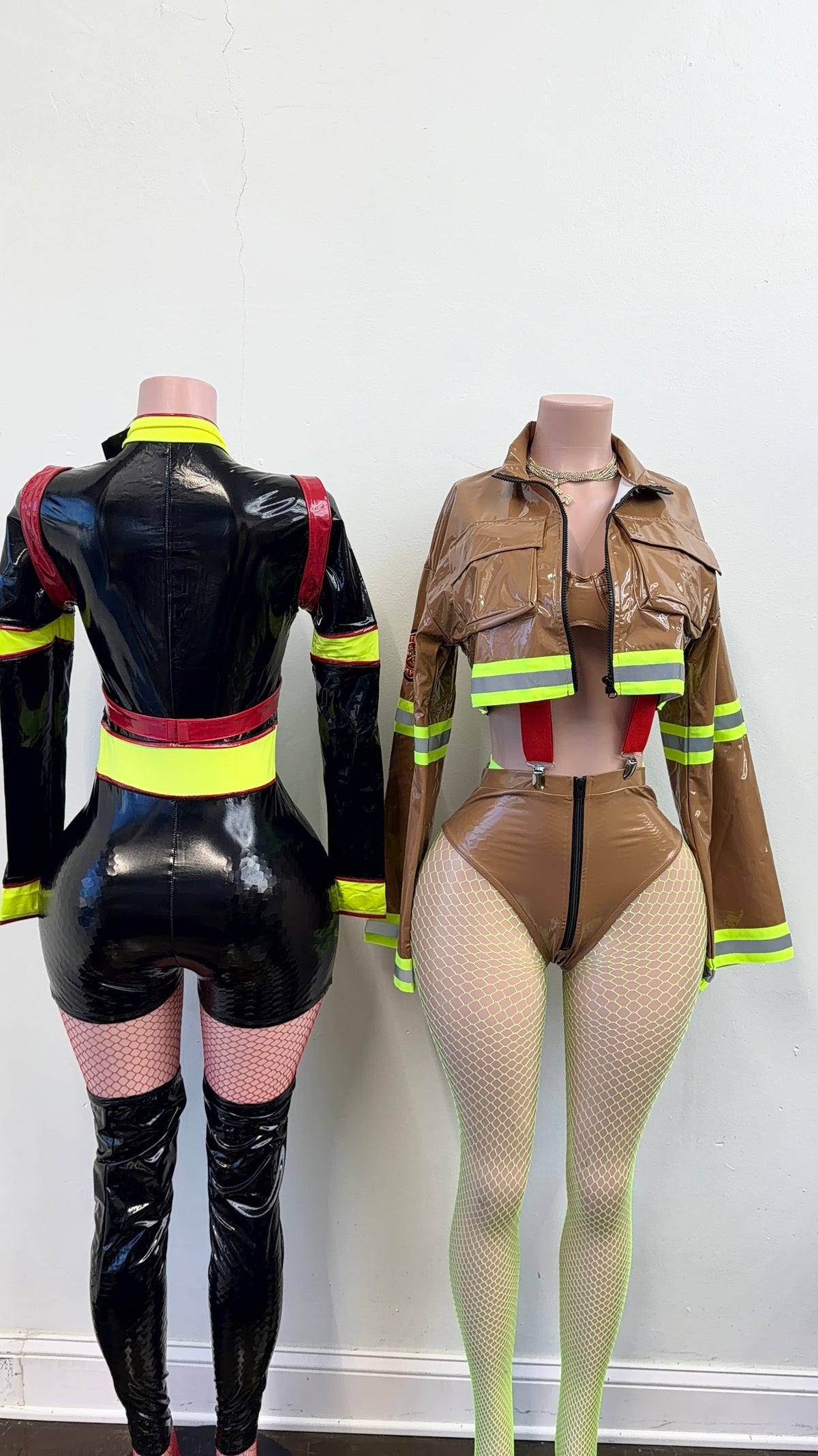 “Fire Drill” Black 2 Piece Costume