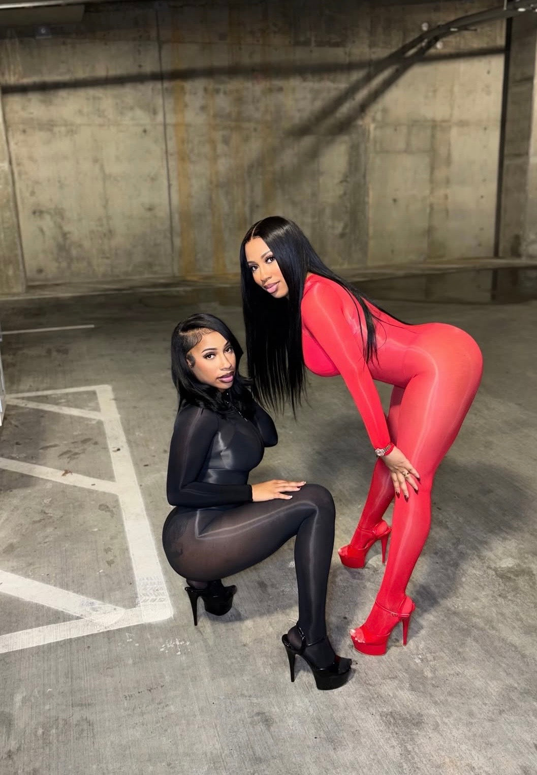 “Spicy Mami” Red Jumpsuit