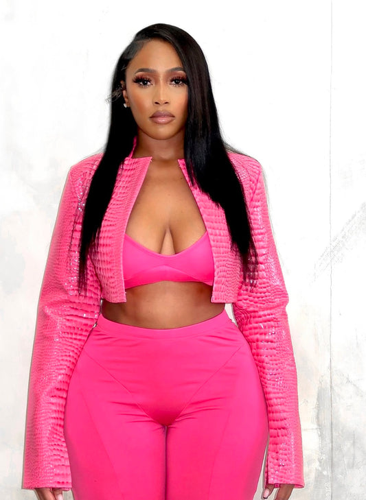 “Python” Pink Jacket