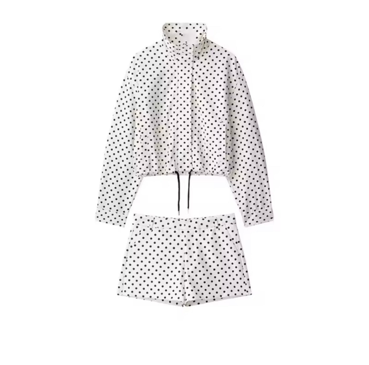 “Polka Who” White 2 Piece Set