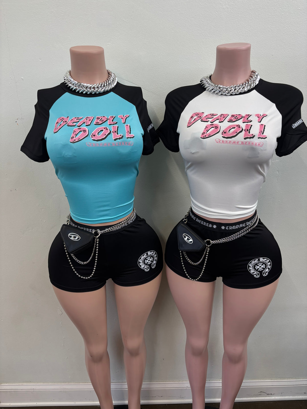 “Deadly Doll 2.0” Blue 2 Piece Set