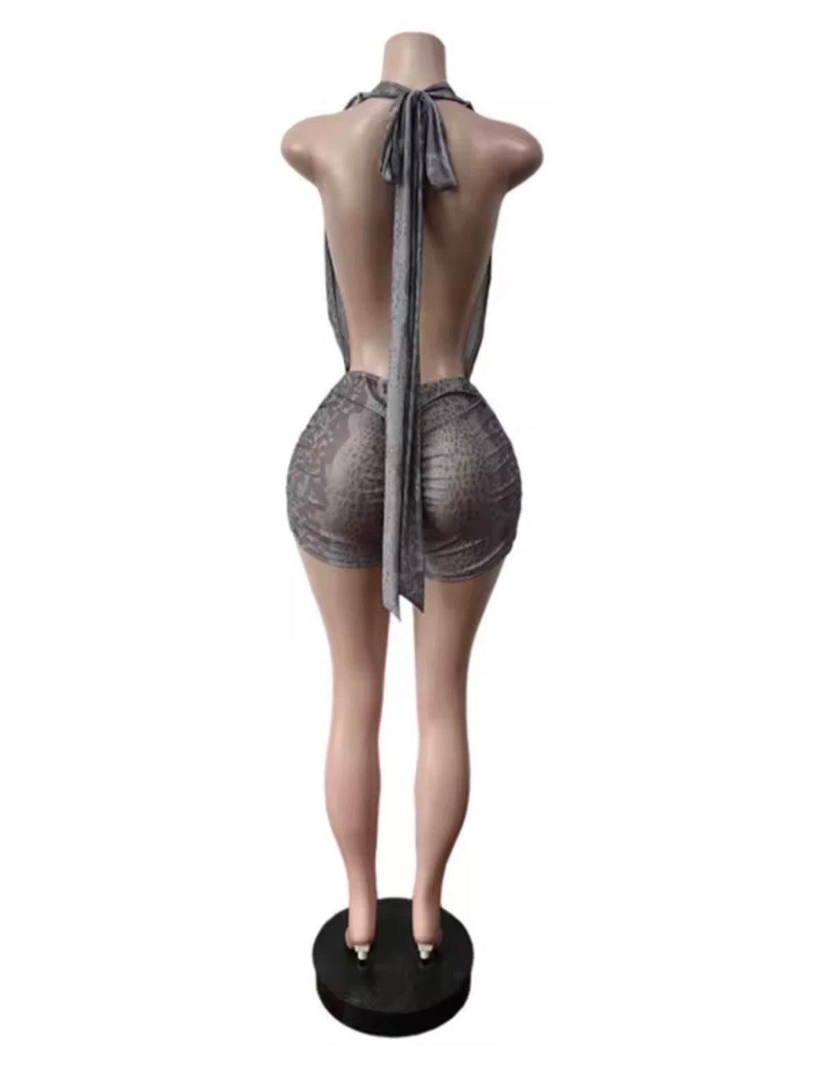 “Grey Area” Romper