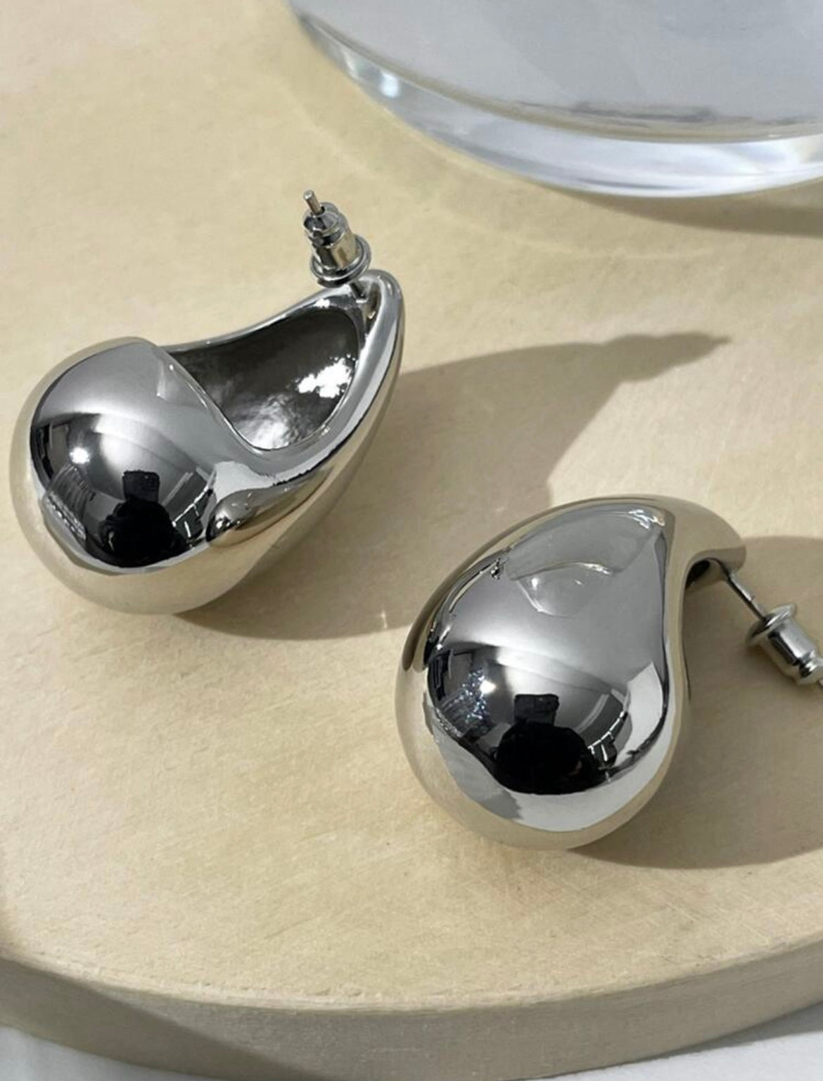 “Droplet” Silver Earrings