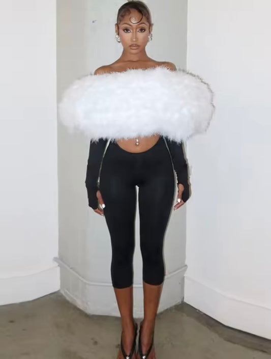 “Cloud 9” Black Romper