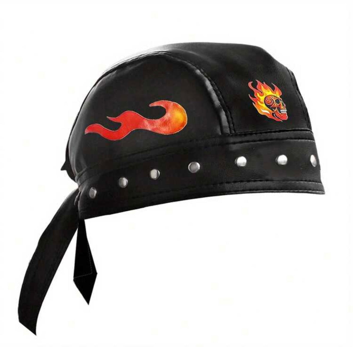 “On Fire” Biker Cap